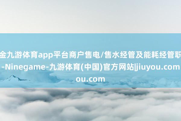 现金九游体育app平台商户售电/售水经管及能耗经管职责-Ninegame-九游体育(中国)官方网站|jiuyou.com