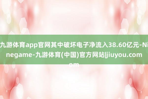 九游体育app官网其中破坏电子净流入38.60亿元-Ninegame-九游体育(中国)官方网站|jiuyou.com
